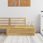 V&auml;lim&ouml;&ouml;bel L&otilde;pu Diivan Valge 115 x 83 x 73 cm Tugev akatsiapuu