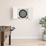 Dartboardi kapp Valge 56 x 12 x 63 cm Tehispuit