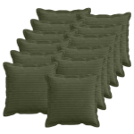 Diivanipadi 12 tk HOUTEN roheline 40 x 40 cm manchester