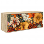 Seinale paigaldatav TV kapp GENNEP 102 x 33 x 40 cm Sonoma tamm