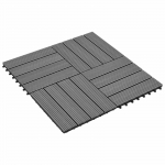 Terrassiplaat 22 pcs Hall 30 x 30 cm Puitplastik