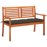 2-kohaline aiapink padjaga, 120 cm, eukal&uuml;ptipuit