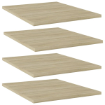 Riiuliplaadid 4 tk, sonoma tamm, 40x50x1,5 cm, puitlaastplaat