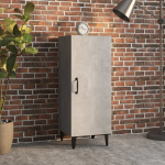 Puhvetkapp, betoonhall, 34,5x34x90 cm, tehispuit