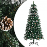 Kunstkuusk alusega, roheline, 120 cm, pvc