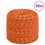 Paadik&ouml;is, oranž, 6 mm, 50 m, pol&uuml;prop&uuml;leen