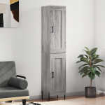 K&otilde;rge kapp, hall sonoma tamm, 34,5x34x180 cm, tehispuit