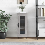 Puhvetkapp, hall sonoma tamm, 34,5x34x90 cm, tehispuit