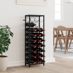 VEINIRIIUL 27 PUDELILE, MUST, 34 X 18 X 100 CM, SEPISTATUD RAUD
