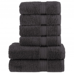6-osaline r&auml;tikute komplekt solund, antratsiit, 600 gsm