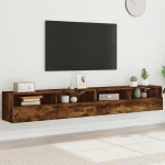 Teleri seinakapid 2 tk, suitsutamm, 100 x 30 x 30 cm, tehispuit