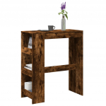 Baarilaud riiulitega suitsutatud tamm 90x40x103,5 cm tehispuit
