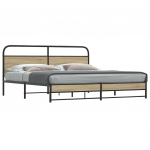 METALLIST VOODIRAAM ILMA MADRATSITA SUITSUTATUD TAMM 193X203 CM