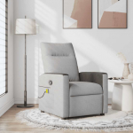 MASSAGE RECLINER TOOL CLOUD GREY FABRIC