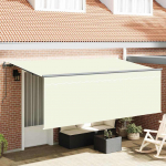 Sisset&otilde;mmatav varikatus kreem ja antriit 400 x 200 cm