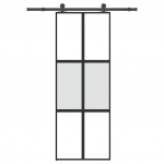 L&uuml;kanduks koos riistvara komplektiga 76x205 cm karastatud klaas