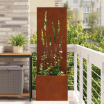 Aia privaatsuse kate rooste 50 x 140 cm kulunud teras