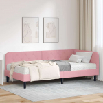 Nurga voodiraam Roosa 100 x 200 cm Samet