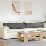 Diivanipadjad 2 tk tumehall 145 x 40 cm kangas