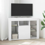 Nurgas LED TV kapp Valge 100x40x68cm Tehispuit
