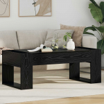 Kohvilaud must tamm 110 x 50 x 41 cm tehispuit