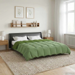 Talve tek Rapistatud Roheline 220 x 240 cm Mikrokiud