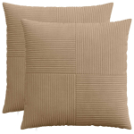 Diivanipadi 2 tk ALMELO pruun 65 x 65 cm manchester