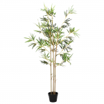 Tehisbambuse Puud Roheline 55 x 16 x 150 cm Kangas ja Bambu