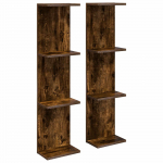 Seinariiul 2 pcs Suitsutatud tamm 25 x 15 x 100 cm Tehispuit