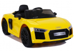 Big Audi R8 Laste Elektriauto JJ2198 Kollane