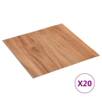 Iseliimuvad p&otilde;randaplaadid 20 tk, pvc, 1,86 m&sup2;, naturaalne