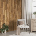Seinapaneelid, puidu v&auml;limusega, pruun, pvc 4,12 m&sup2;