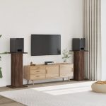 K&otilde;larialused 2 tk, pruun tamm, 30x30x95 cm, tehispuit