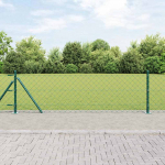 Ahela link aed postidega roheline 0.4 x 25 m teras