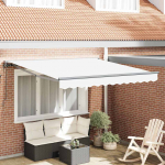 Sisset&otilde;mmatav varikatus valge 300x250 cm kangas