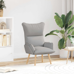 Tugitool Pilvine hall 69 x 74 x 93 cm Kangas ja vineer
