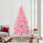 Tehis pre-lit j&otilde;ulupuu koos 300 LED-iga Roosa 240 cm PVC