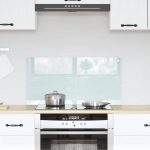 K&ouml;gi splashback valge 80 x 40 cm karastatud klaas