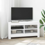 Nurgakapp TV jaoks Valge 102 x 40,5 x 45 cm Tehispuit