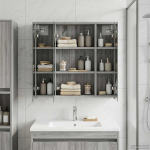 Vannitoa peeglikapp Hall Sonoma 63,5 x 16 x 62,5 cm Tehispuit