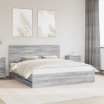 Voodiraam peatsiga sahtliga Hall Sonoma 180 x 200 cm Inseneripuit