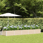 Taimekast ebarealne 400 x 80 x 45 cm teras