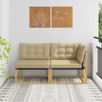 Sektsionaalne diivan padjaga Valge 162,5 x 83 x 73 cm