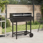 S&uuml;si grill Reguleeritav Must 96,5 x 42,5 x 88,5 cm