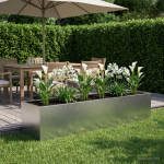 Aia istutuskast h&otilde;bedane 280 x 80 x 60 cm roostevaba teras
