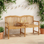 Aiapink naturaalne 155 x 60 x 94 cm tugev tiikpuu