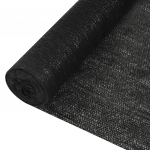 Privaatsusv&otilde;rk, must, 1,5 x 50 m, hdpe, 195 g/m&sup2;