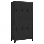 Lukustatav hoiukapp, antratsiithall, 90 x 45 x 180 cm, teras