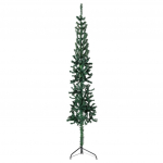Kitsas poolik kunstkuusk alusega, roheline, 210 cm