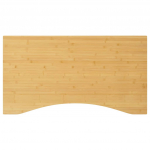 Kirjutuslaua plaat, 100 x 60 x 2,5 cm, bambus